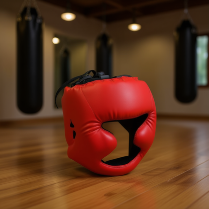 Red Boxing Headgear