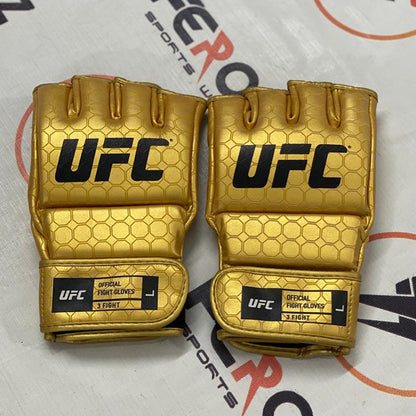 Golden MMA Grappling Half Finger Gloves