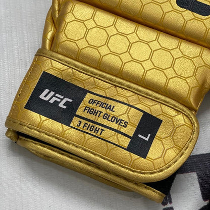Golden MMA Grappling Half Finger Gloves