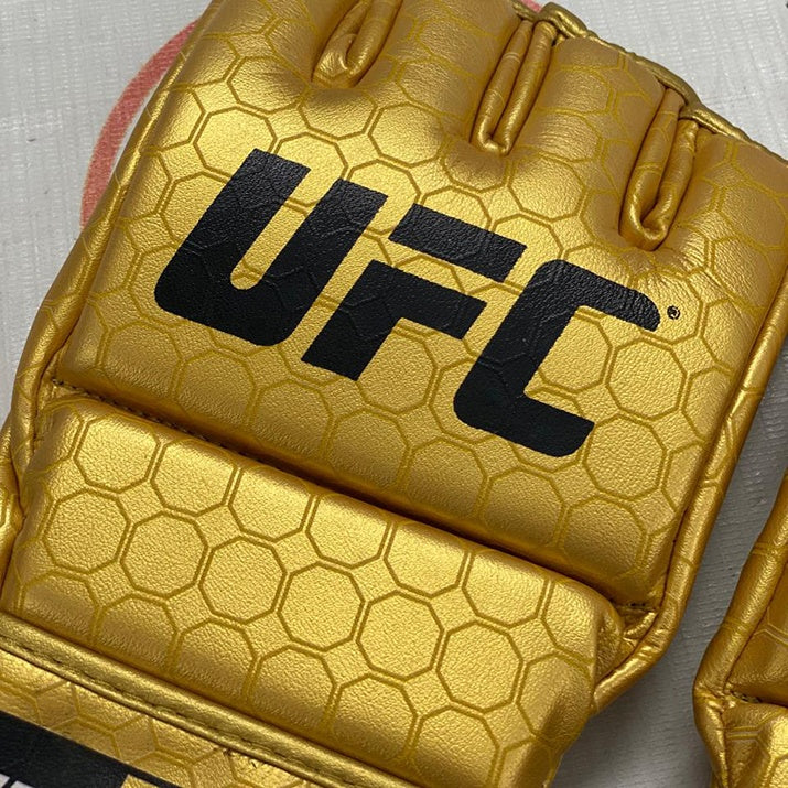 Golden MMA Grappling Half Finger Gloves