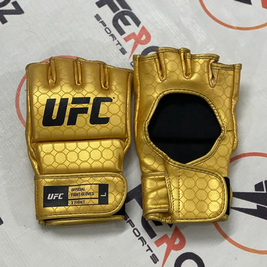 Golden MMA Grappling Half Finger Gloves